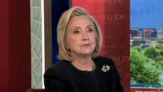 Hillary Clinton shrugs off DSA takeover, claims there's 'Neo-Nazis' running the right