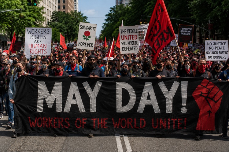 may day protests near me