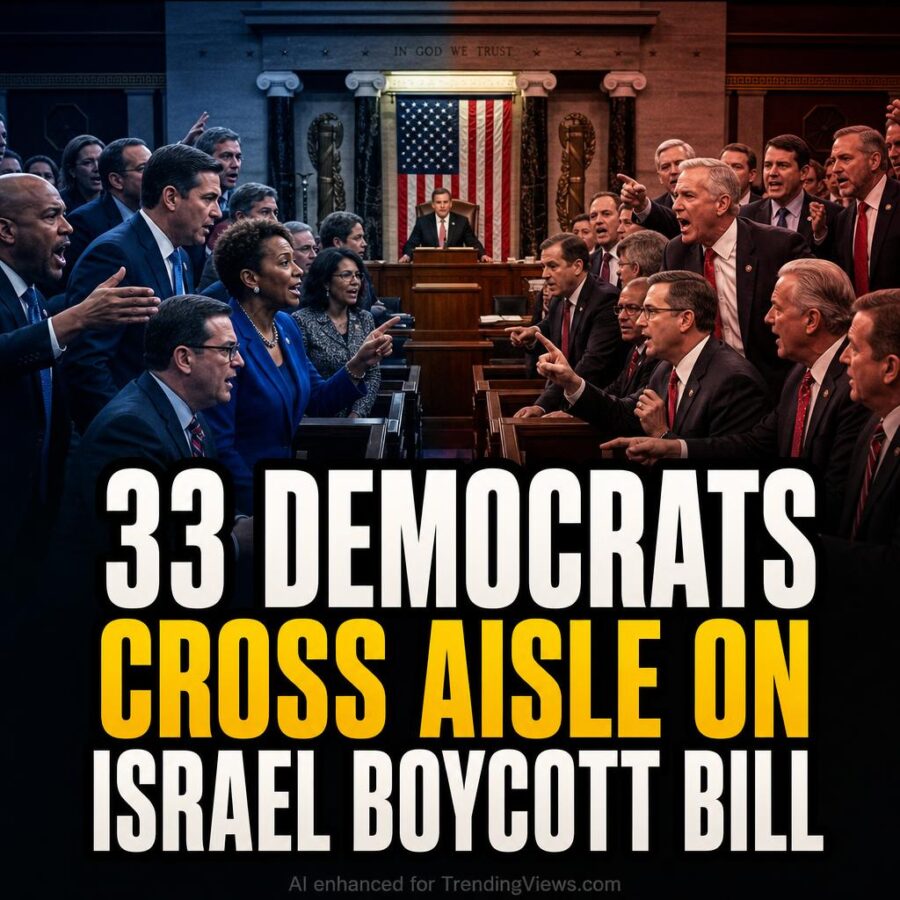 33 House Democrats Cross Aisle to Pass Anti-Israel Boycott Bill