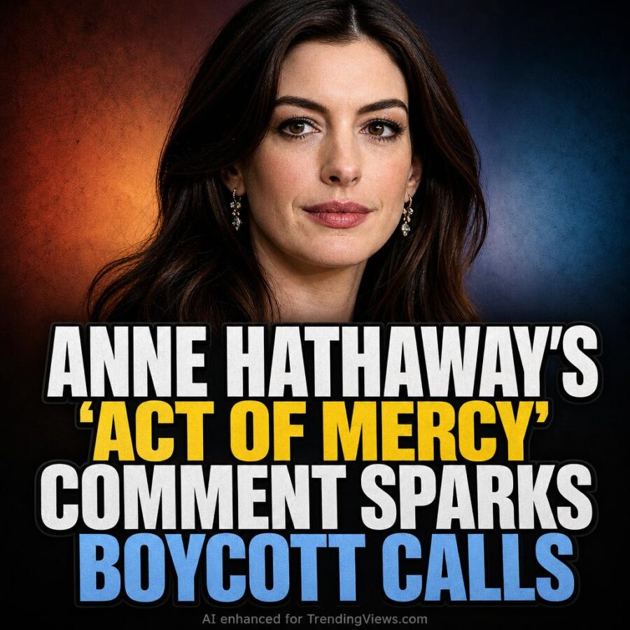 Anne Hathaway’s “Act of Mercy” Abortion Comment Sparks Boycott Calls