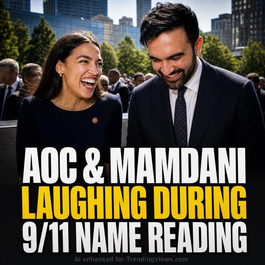 AOC and Mamdani Caught Laughing During 9/11 Victims Name Reading