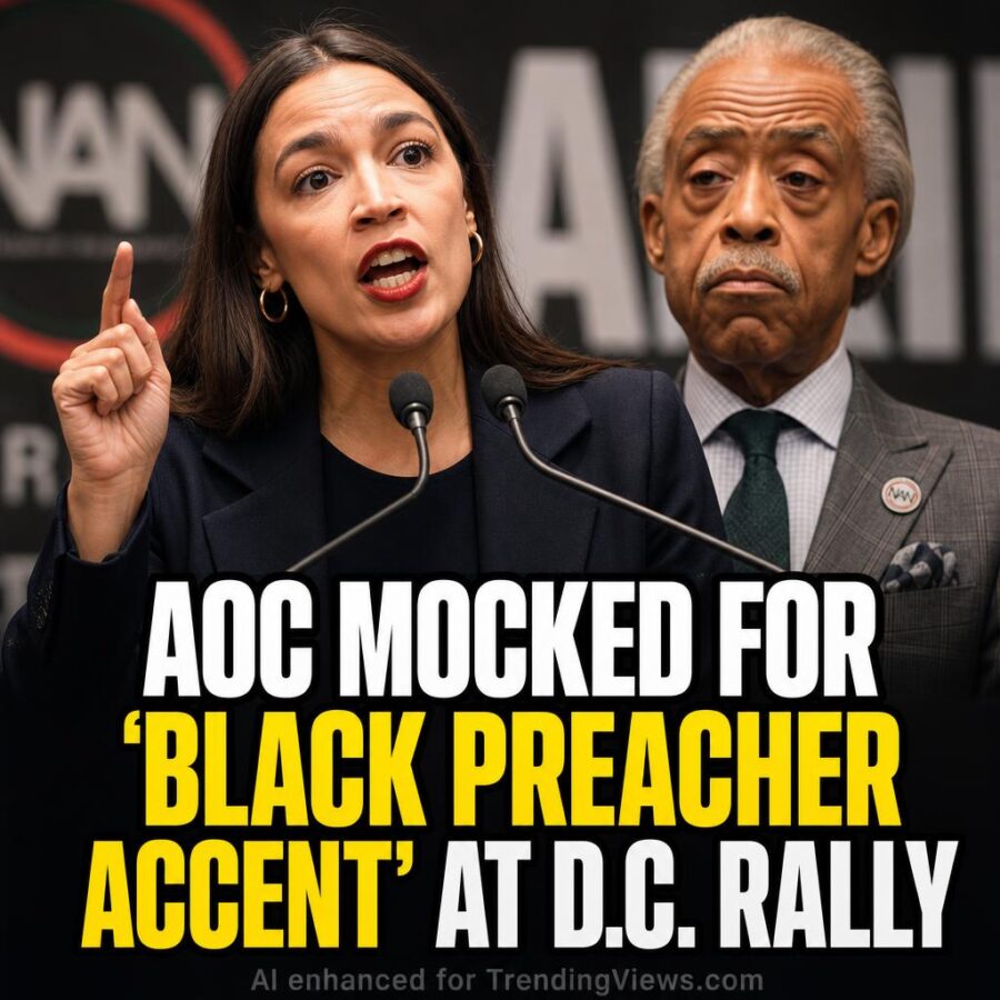 AOC Mocked for Adopting ‘Black Preacher Accent’ at Civil Rights Rally