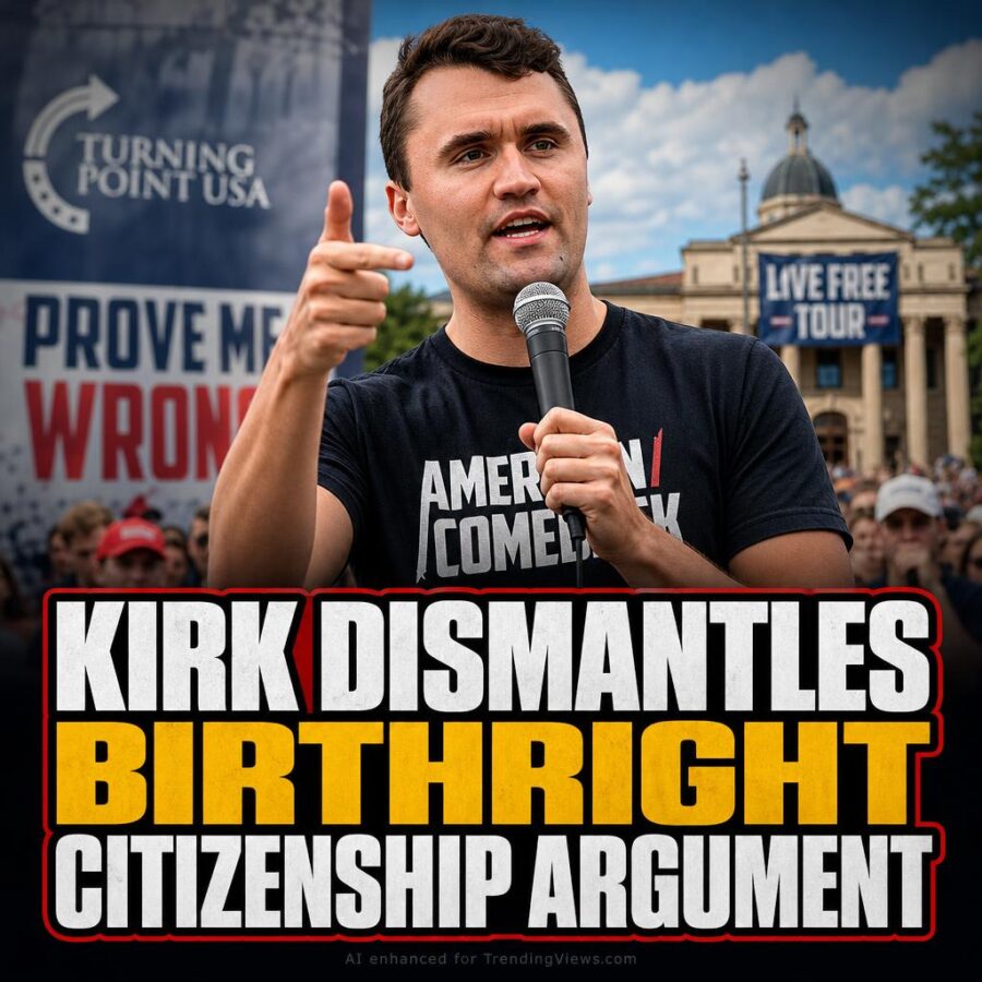 Charlie Kirk’s Debate on Birthright Citizenship is Back in the Spotlight