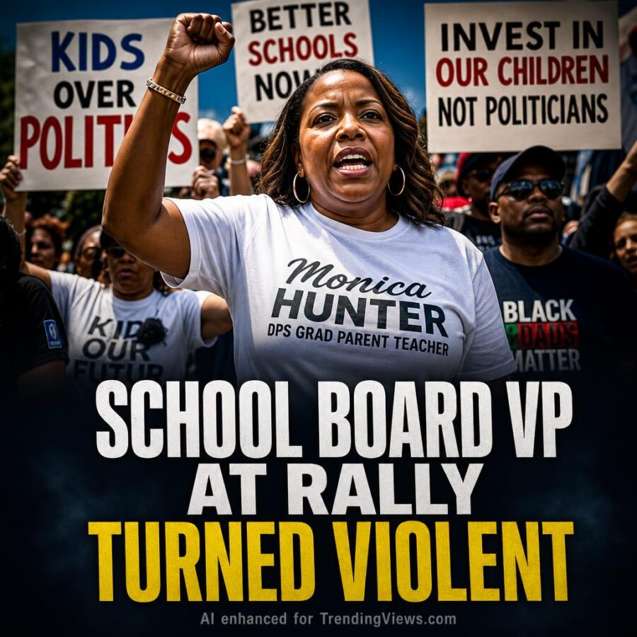 Denver School Board VP Monica Hunter Joins Anti-ICE Rally That Turned Violent