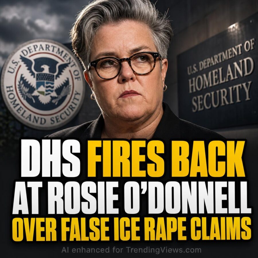 DHS Fires Back at Rosie O’Donnell Over False ICE Claims