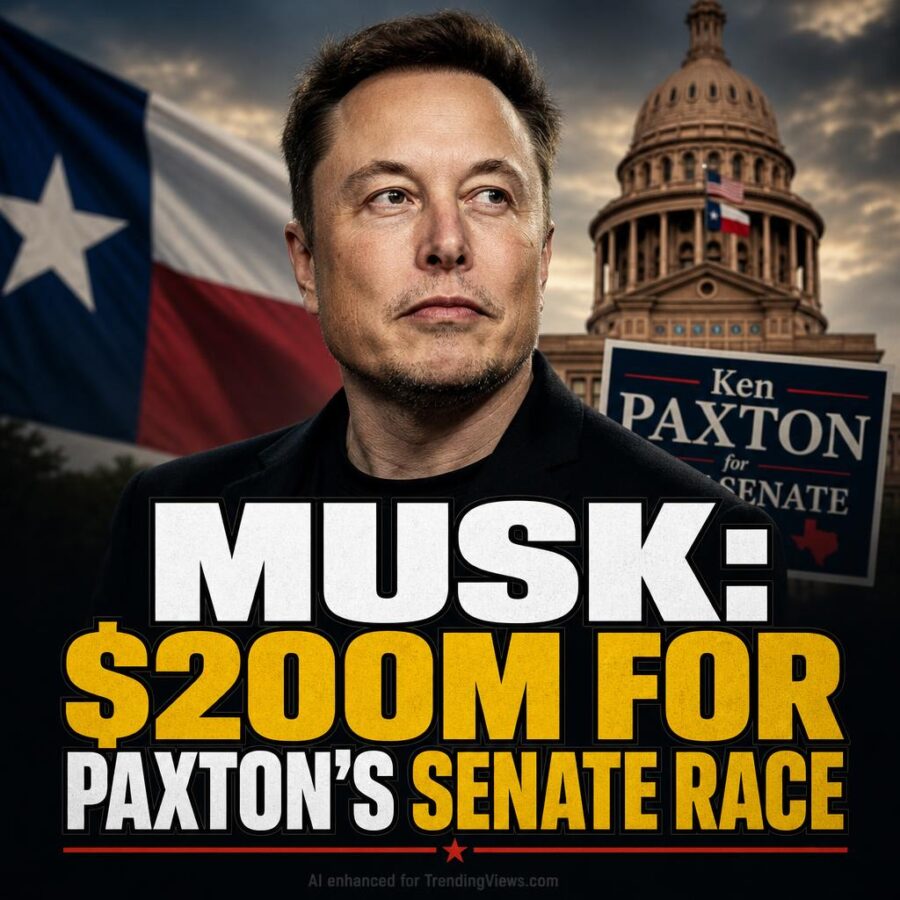 Elon Musk May Spend $200 Million to Boost Ken Paxton’s Senate Race