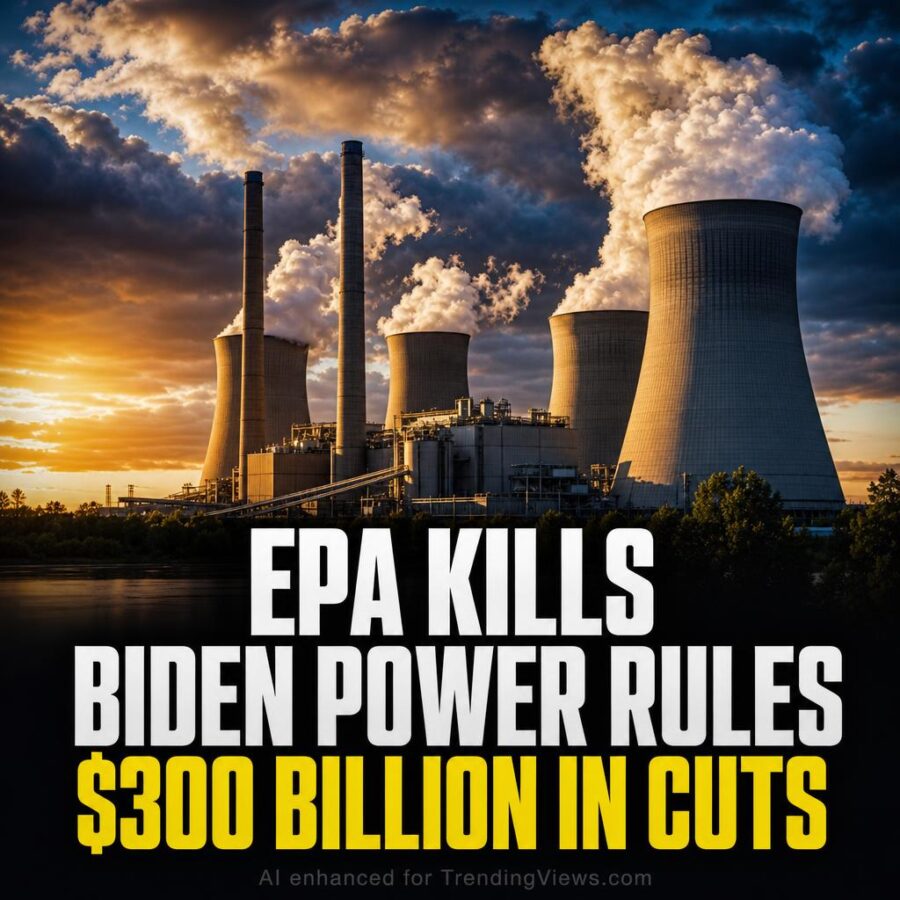 EPA Wipes Out Biden Power Plant Rules, Cutting $300 Billion in Industry Costs