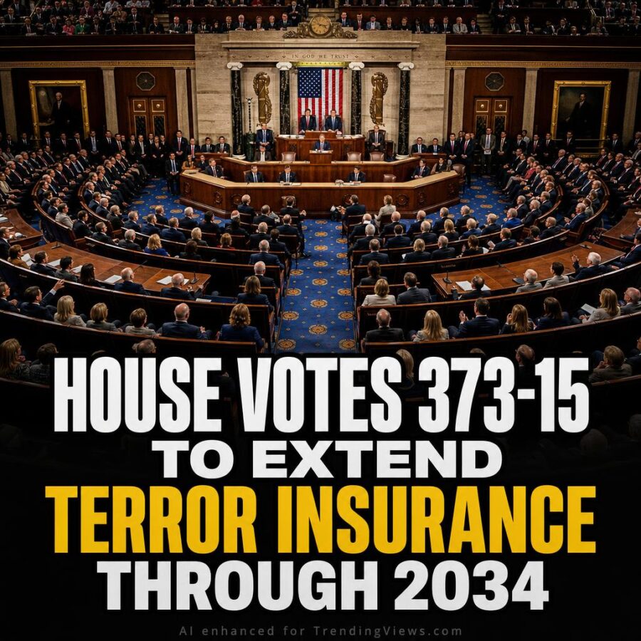 House Votes 373-15 to Extend Federal Terrorism Insurance Through 2034