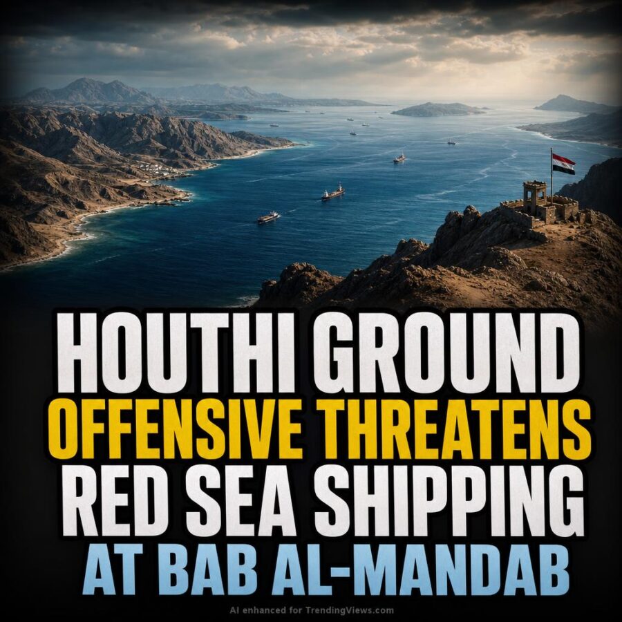 Houthi Ground Offensive Threatens Red Sea Shipping at Bab al-Mandab