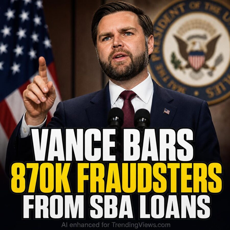 JD Vance Bars 870,000 Suspected Fraud Borrowers From Future SBA Loans