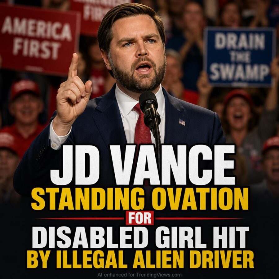 JD Vance Receives Standing Ovation Honoring Disabled Girl Hit by Illegal Alien Driver