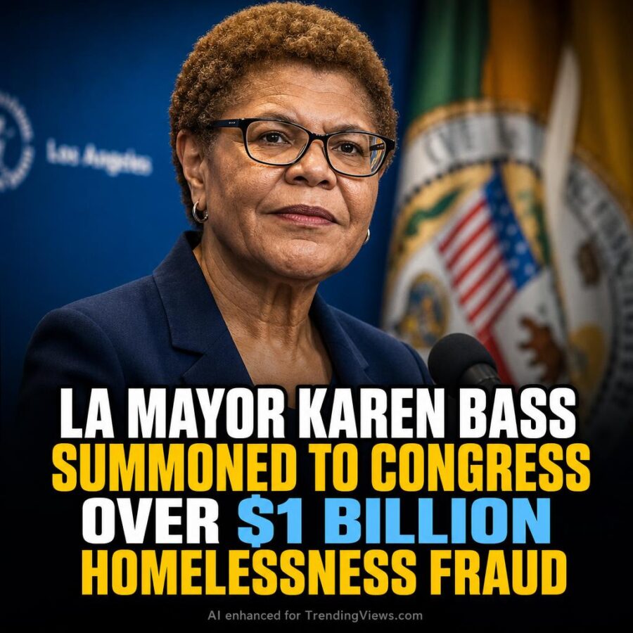 LA Mayor Karen Bass Summoned to Congress Over $1 Billion Homelessness Fraud
