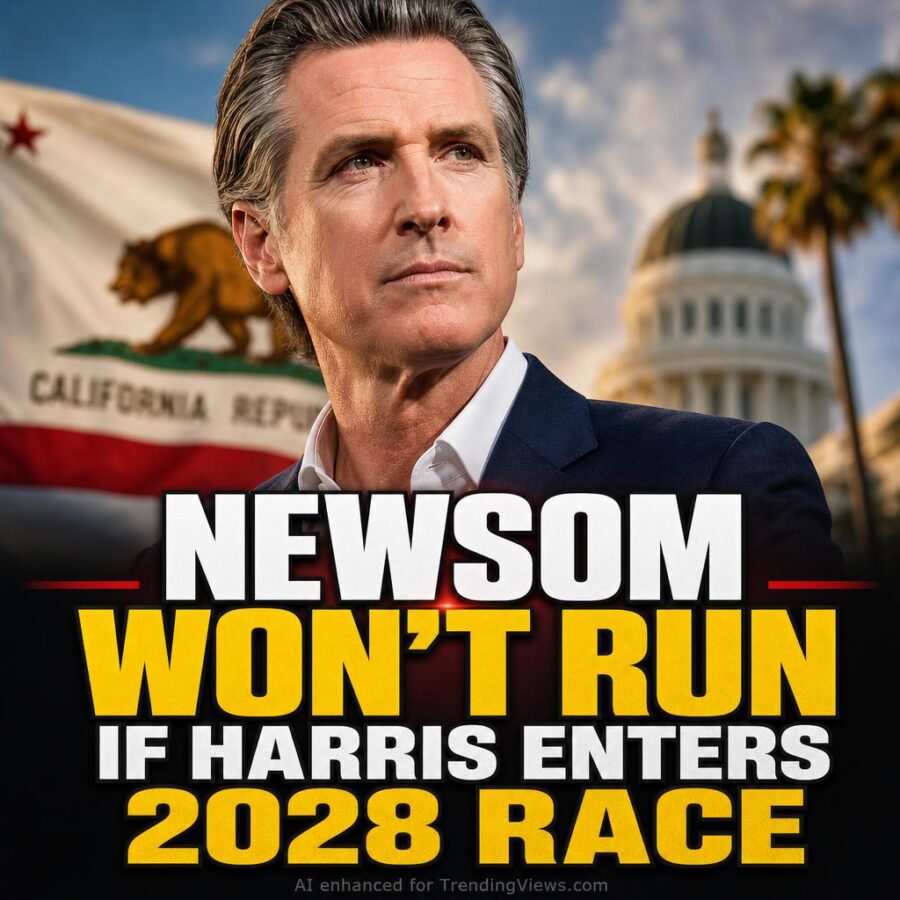 Newsom Says He Won’t Run in 2028 If Kamala Harris Enters the Race