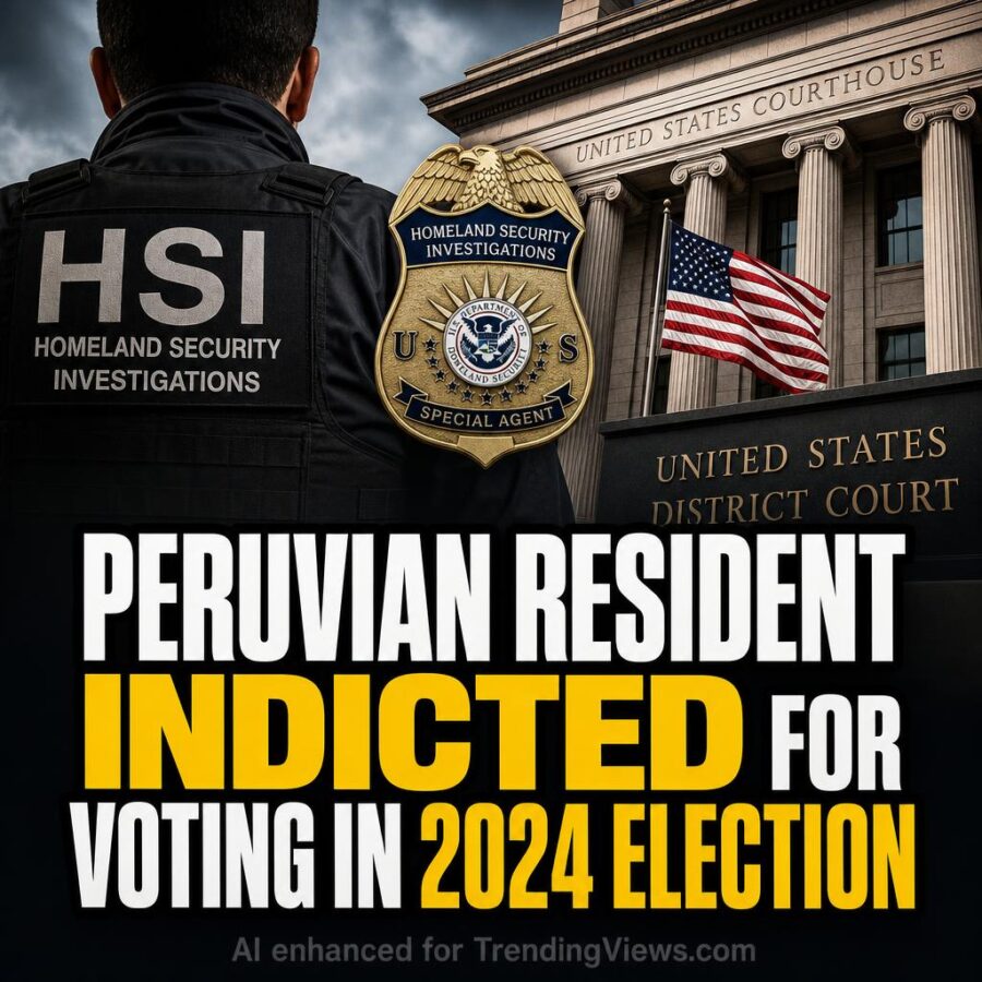 Peruvian Resident Indicted on Four Counts for Voting in 2024 Election
