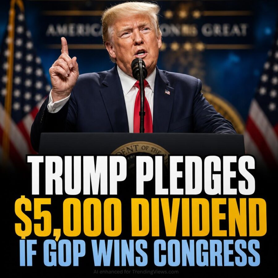 Trump Pledges $5,000 “Trump Dividend” If GOP Wins Congress