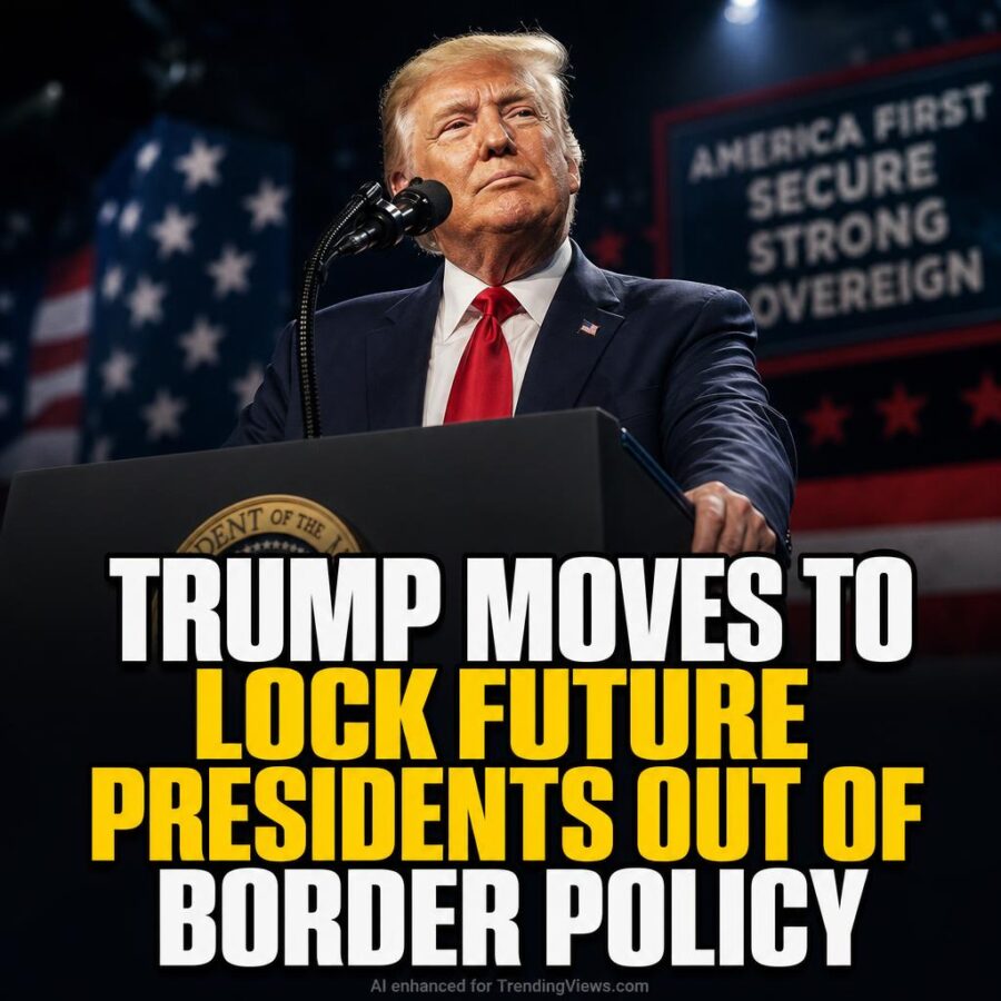 Trump Pushes Bill to Lock Future Presidents Out of Border Policy
