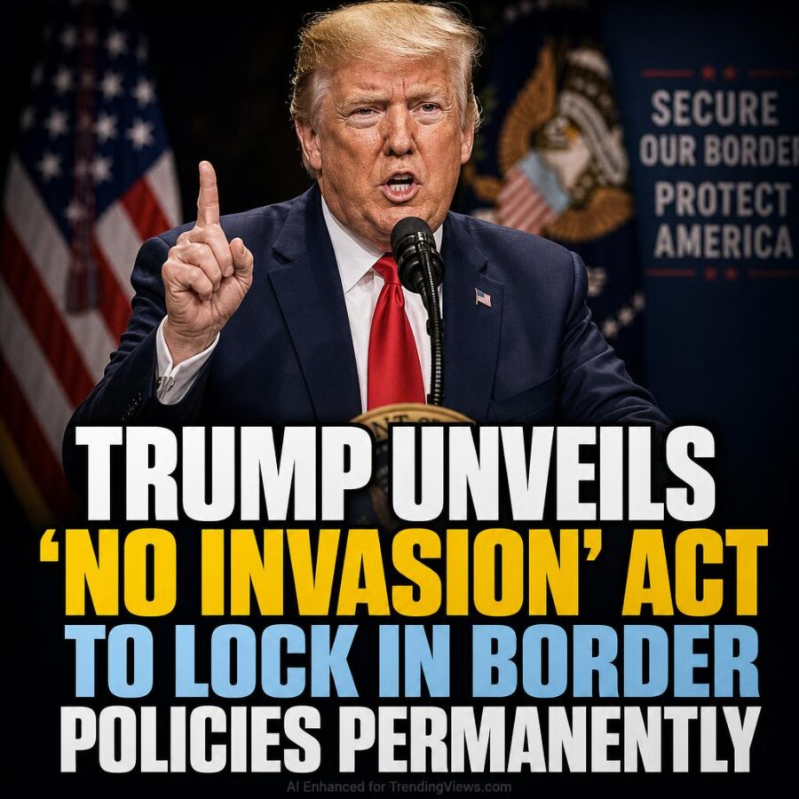 Trump Unveils “No Invasion” Act to Lock in Border Policies Permanently