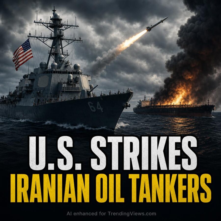 U.S. Military Strikes Multiple Iranian Oil Tankers Near Kharg Island