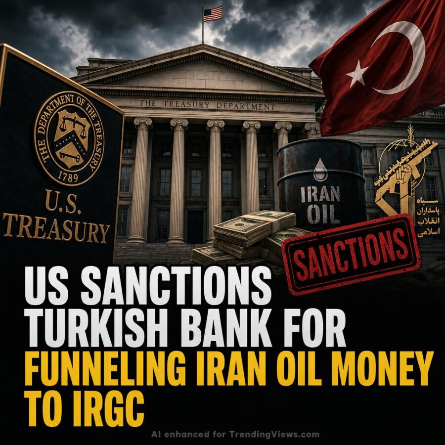 US Sanctions Turkish Bank for Funneling Iran Oil Money