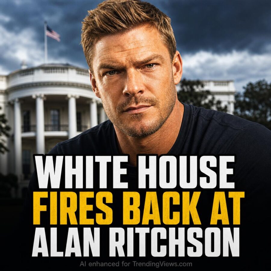 White House Hits Back at Alan Ritchson Over Trump Epstein Claims