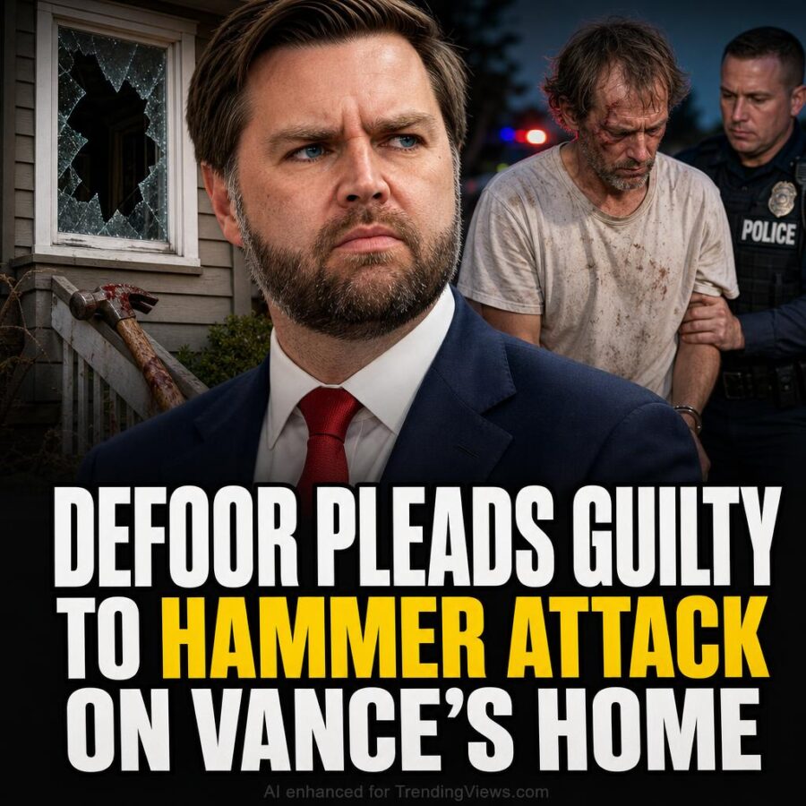 William DeFoor Pleads Guilty to Hammer Attack on JD Vance’s Ohio Home