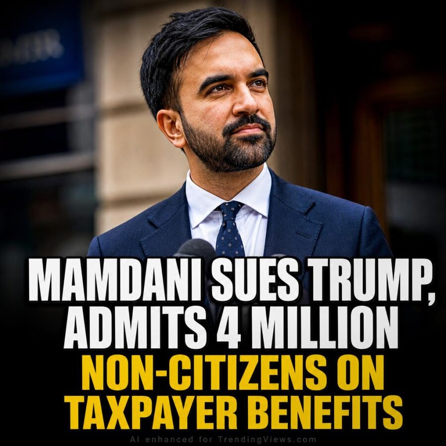 Zohran Mamdani Sues Trump Over Public Charge Rule, Cites 4 Million Benefit Recipients
